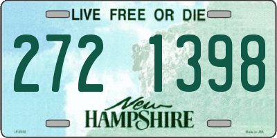 NH license plate 2721398