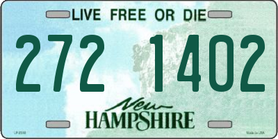 NH license plate 2721402