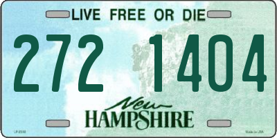 NH license plate 2721404