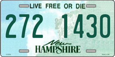 NH license plate 2721430