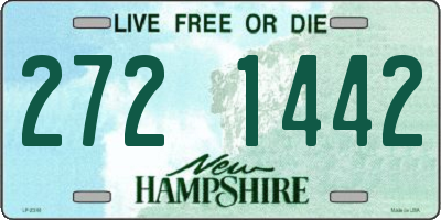 NH license plate 2721442
