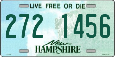 NH license plate 2721456