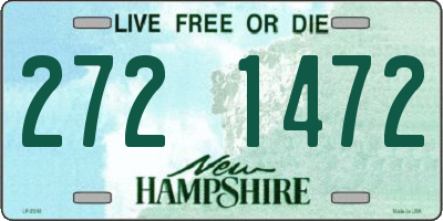 NH license plate 2721472