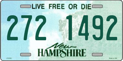 NH license plate 2721492