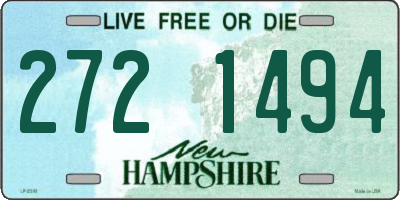 NH license plate 2721494