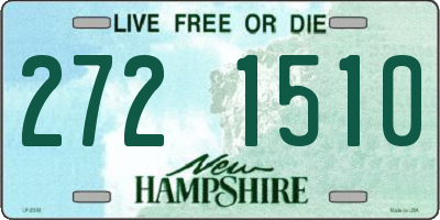NH license plate 2721510