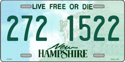 NH license plate 2721522