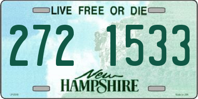 NH license plate 2721533