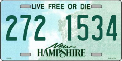 NH license plate 2721534
