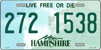 NH license plate 2721538