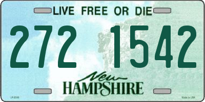 NH license plate 2721542