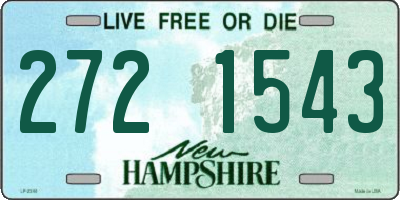 NH license plate 2721543