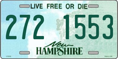 NH license plate 2721553