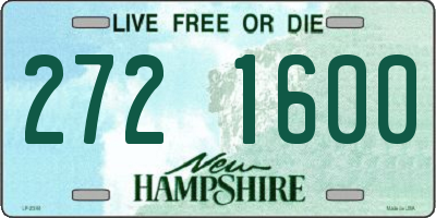 NH license plate 2721600
