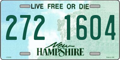 NH license plate 2721604