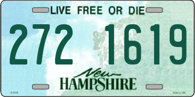 NH license plate 2721619