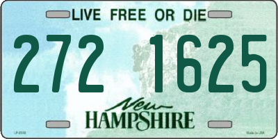 NH license plate 2721625