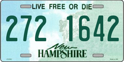 NH license plate 2721642
