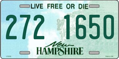 NH license plate 2721650