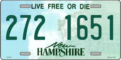 NH license plate 2721651