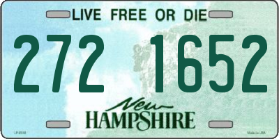 NH license plate 2721652