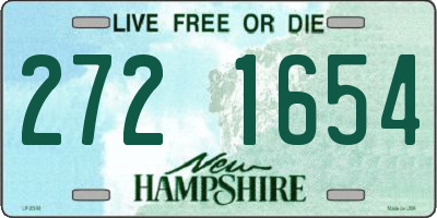 NH license plate 2721654