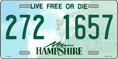 NH license plate 2721657
