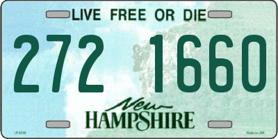 NH license plate 2721660