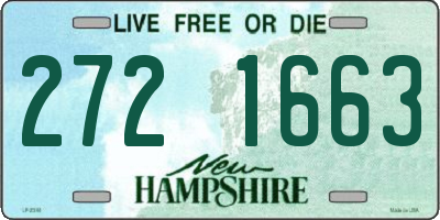 NH license plate 2721663