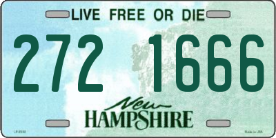 NH license plate 2721666