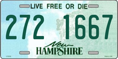 NH license plate 2721667