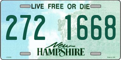 NH license plate 2721668