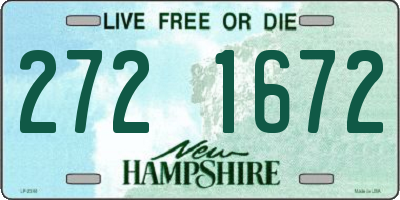 NH license plate 2721672