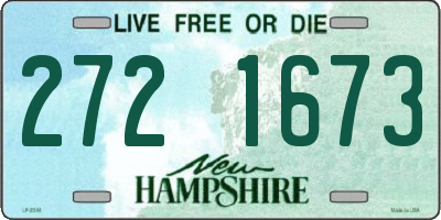 NH license plate 2721673