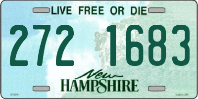 NH license plate 2721683