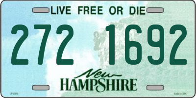 NH license plate 2721692