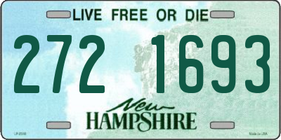 NH license plate 2721693
