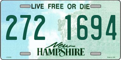 NH license plate 2721694