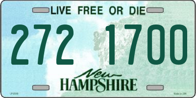 NH license plate 2721700