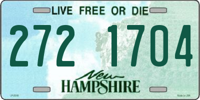 NH license plate 2721704