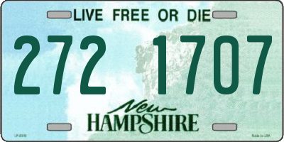 NH license plate 2721707