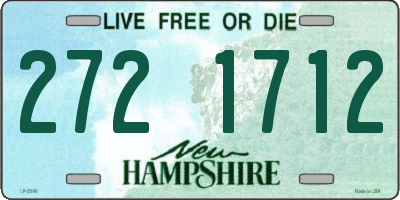 NH license plate 2721712