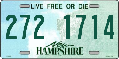 NH license plate 2721714