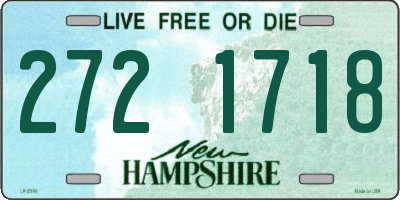 NH license plate 2721718