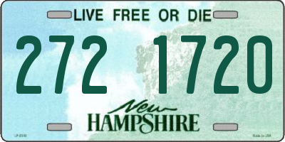 NH license plate 2721720