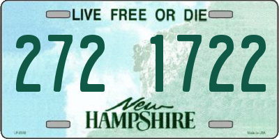 NH license plate 2721722