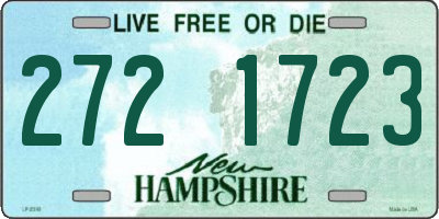 NH license plate 2721723