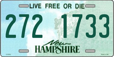 NH license plate 2721733