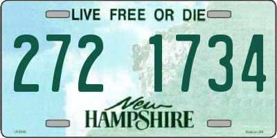 NH license plate 2721734