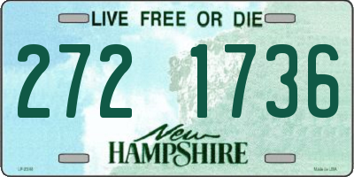 NH license plate 2721736